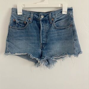 Levi’s 501 High Rise Cutoff Shorts | Size 28